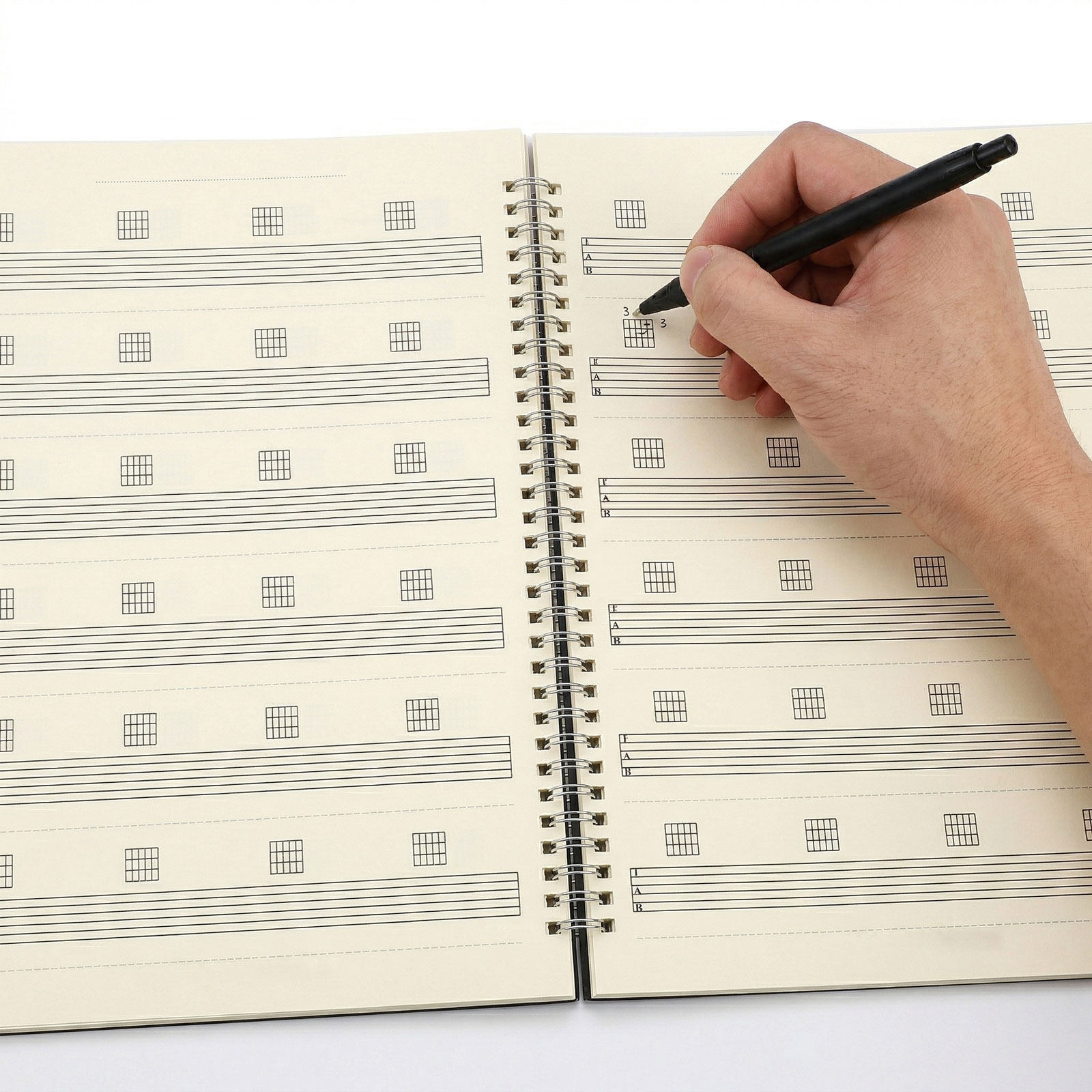 Blank Sheet Music Notebook - 2 unidades de caderno de partituras
