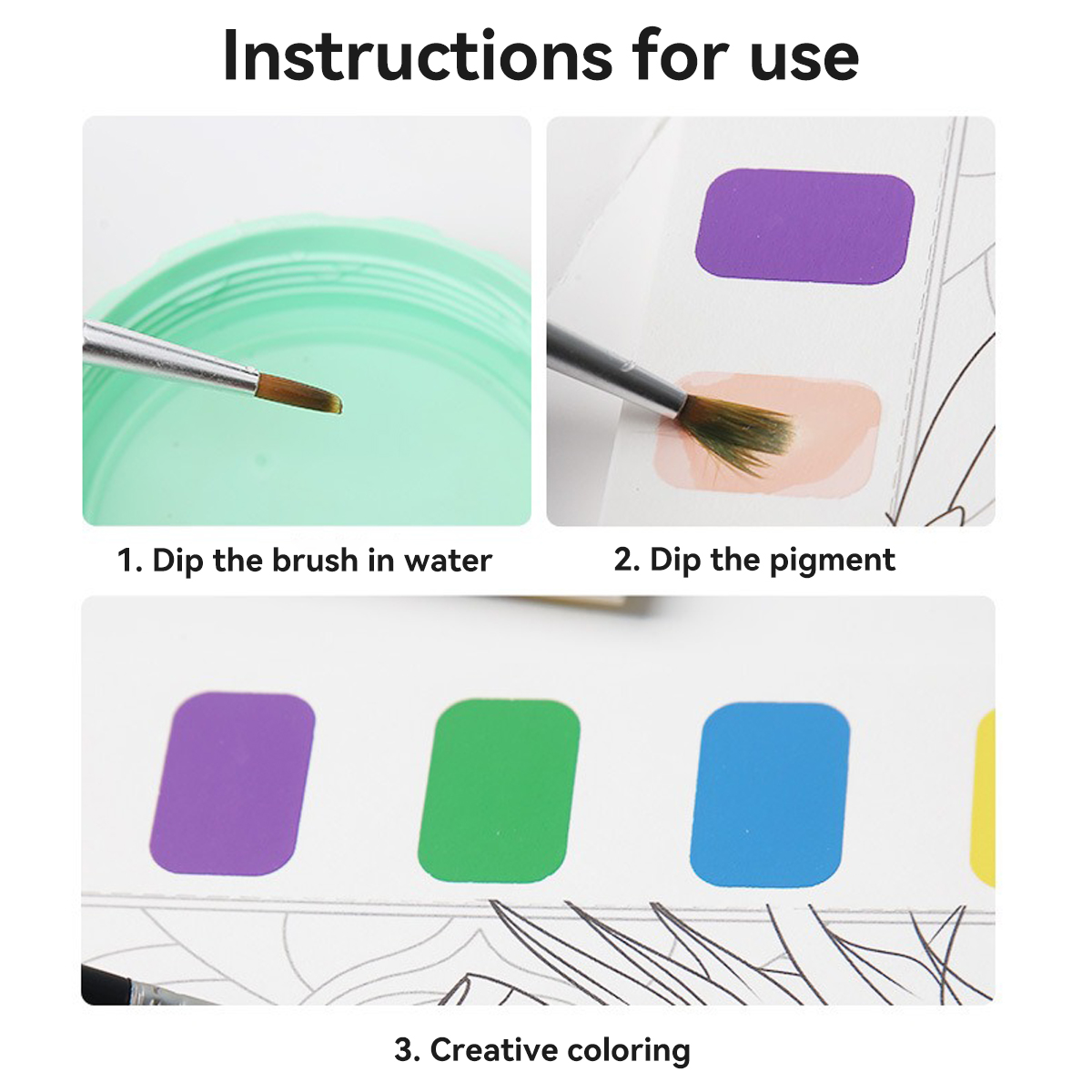 12 páginas livro para colorir  - Stationery Books avaliação e preço