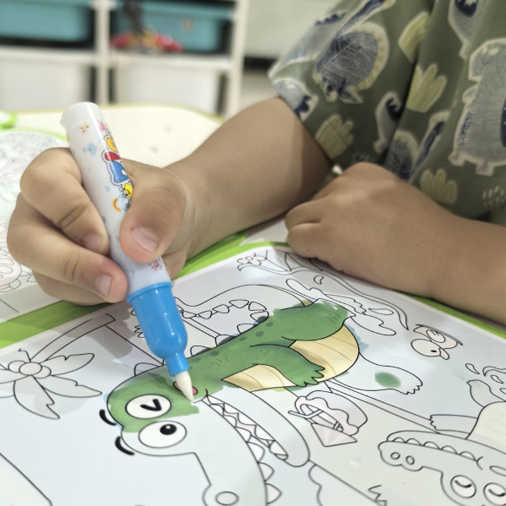 Crianças magics água livros pa - Reusable Water Magic Coloring Book avaliação e preço
