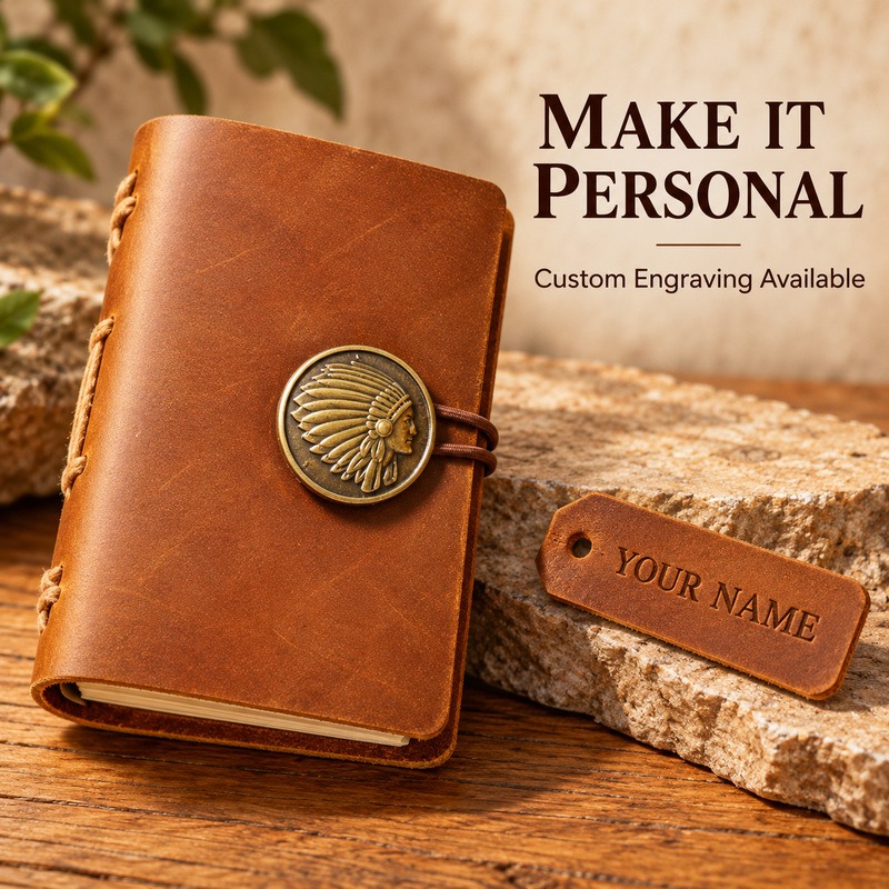Mini Caderno de Viagem Artesan - Vintage Leather Journal Notebook avaliação e preço