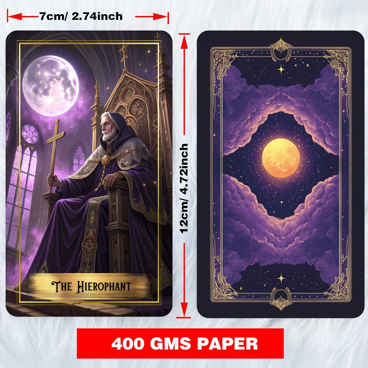 Baralho de Cartas de Tarô Purp - Tarot Deck With Guidebook avaliação e preço