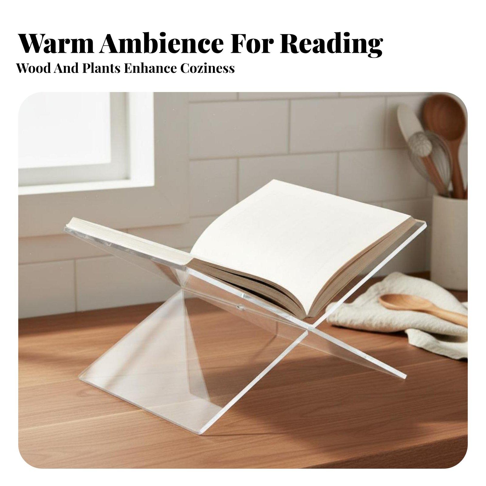 Suporte de Livros em Acrílico, - Clear Acrylic Book Stand Holder avaliação e preço